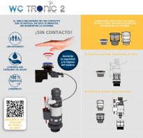 MECANISMO DESCARGA INODORO TRONIC2 WIRQUIN